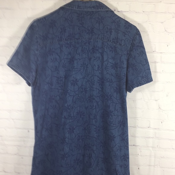 Karin Stevens Button Front Short Sleeve Dress - Picture 4 of 9